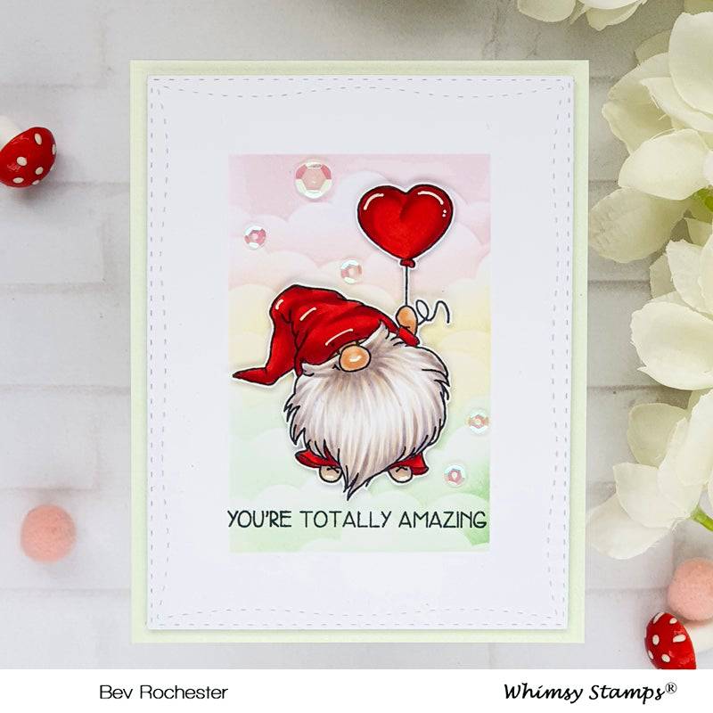 Gnome One Like You Clear Stamps - Whimsy Stamps