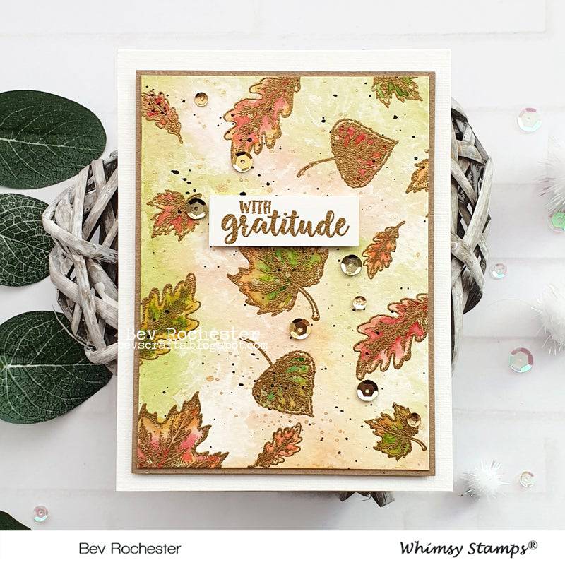 Leaf Layers Clear Stamps - Whimsy Stamps