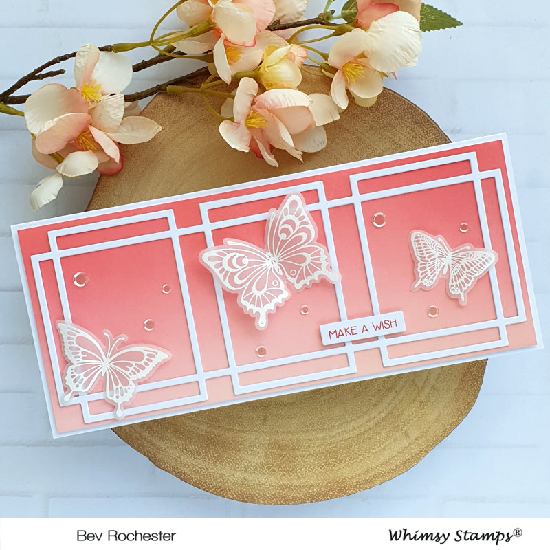 **NEW Butterflies Outline Die Set - Whimsy Stamps