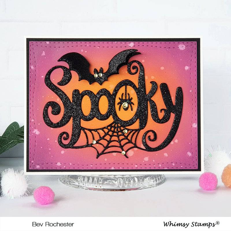 Spooky Large Word Die - Whimsy Stamps