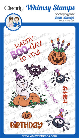 **NEW Boo Day Clear Stamps - Whimsy Stamps