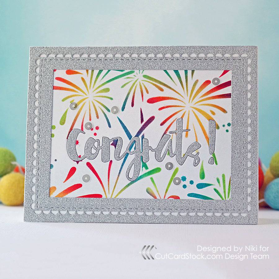 Fireworks Stencil - Whimsy Stamps