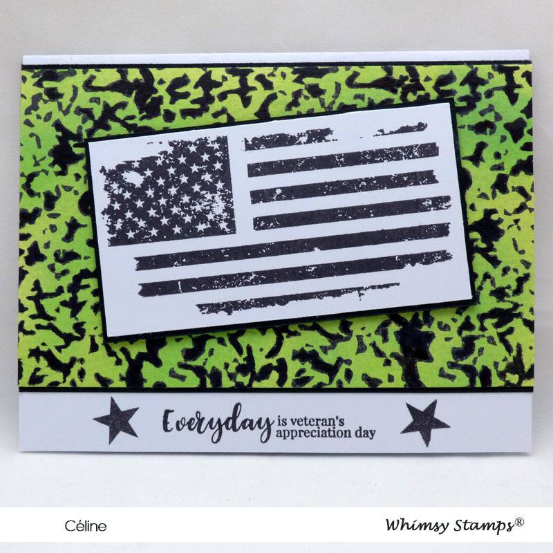 Military Heroes Clear Stamps - Whimsy Stamps