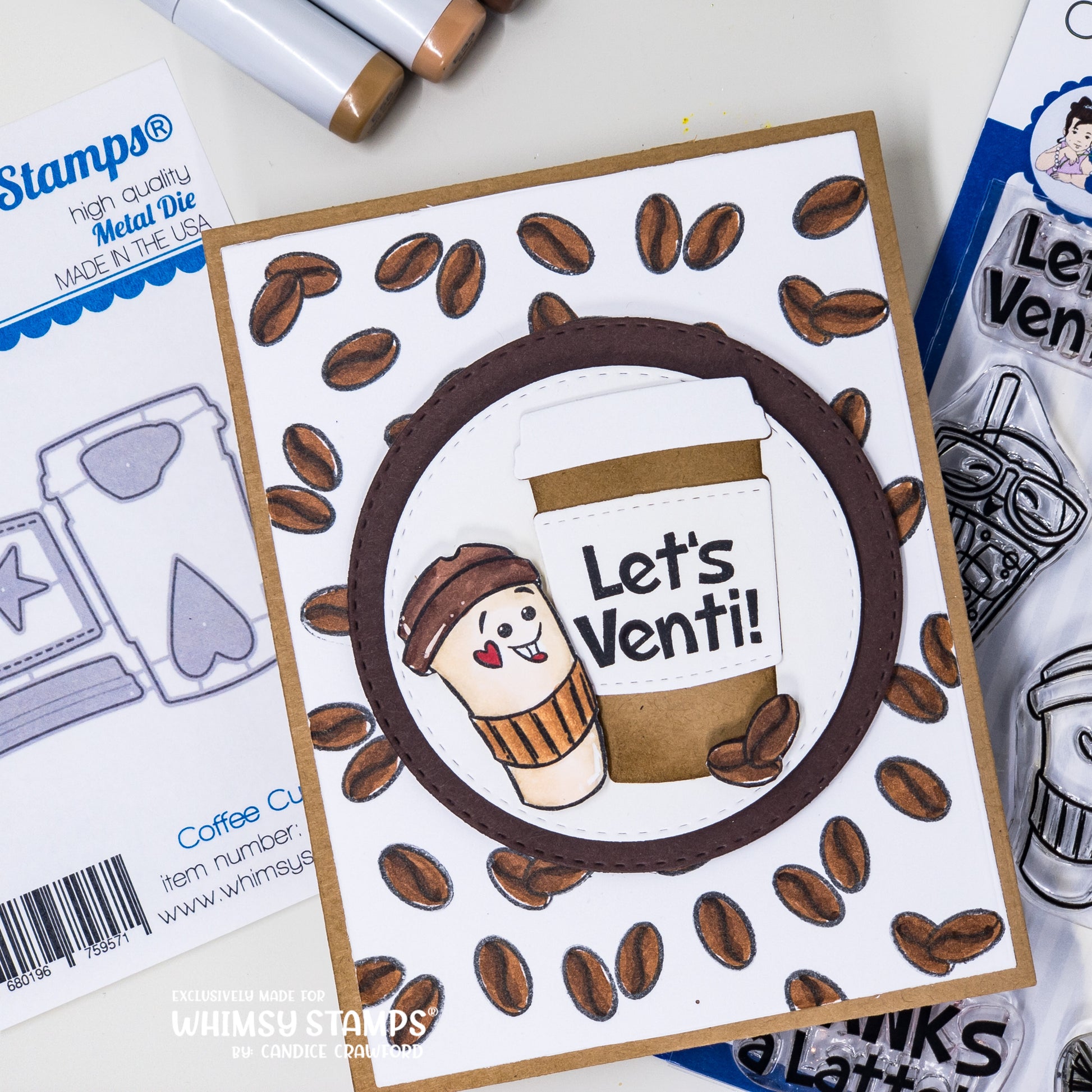 Cool Beans Clear Stamps - Whimsy Stamps