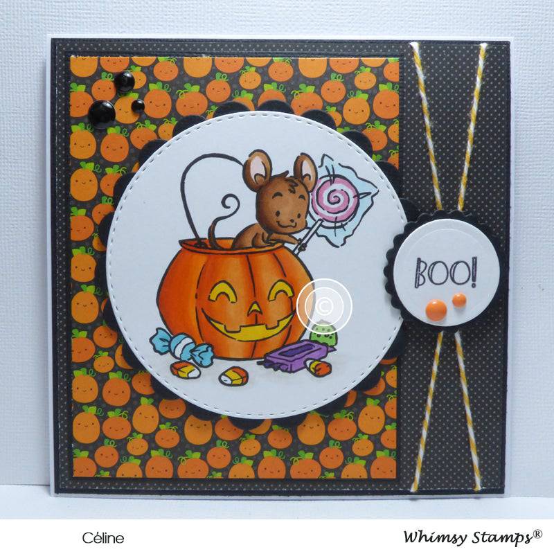 Candy Mouse - Digital Stamp - Whimsy Stamps