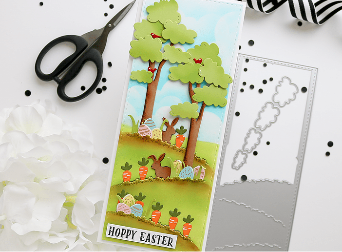 Slimline Meadow Die Set - Whimsy Stamps