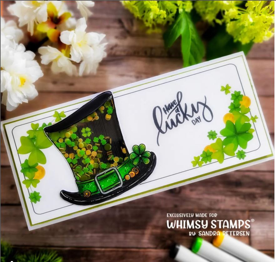 Slimline Paper Pack - St. Patrick's Day - Whimsy Stamps