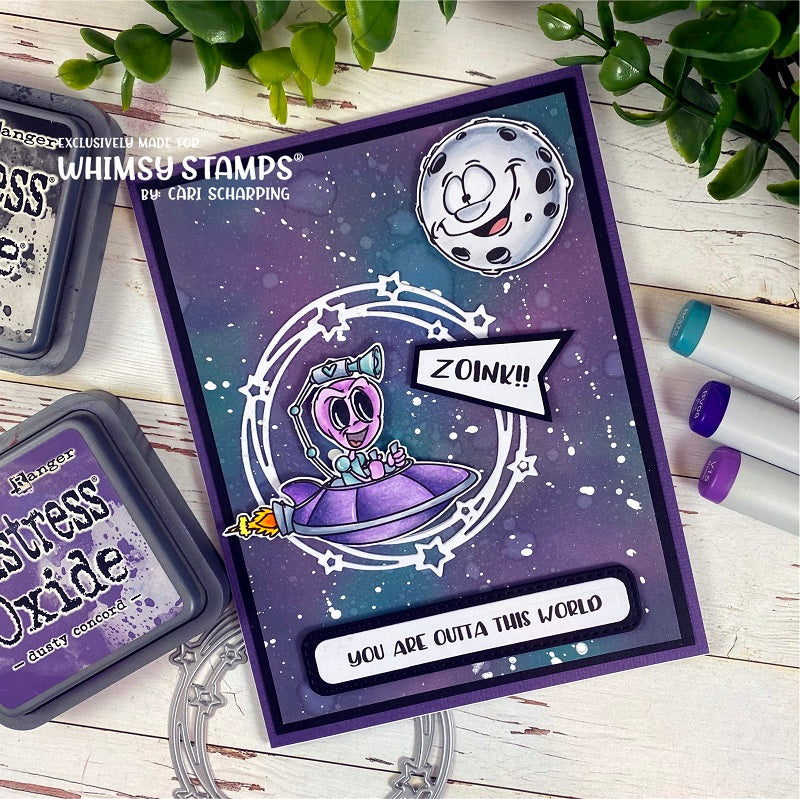 **NEW ExtraTerrestrial Clear Stamps - Whimsy Stamps