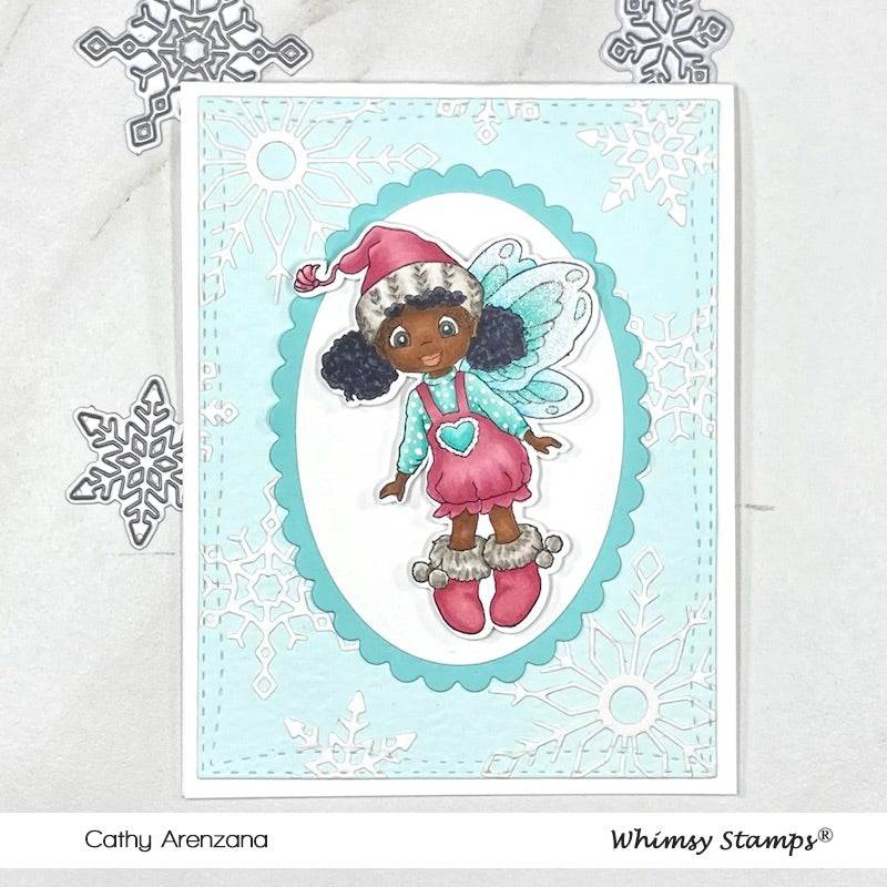 Elegant Snowflakes and Border Die - Whimsy Stamps