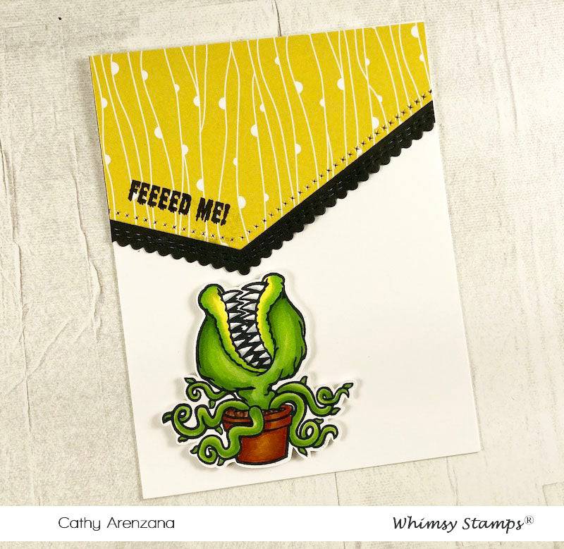 Feed Me Clear Stamps - Whimsy Stamps