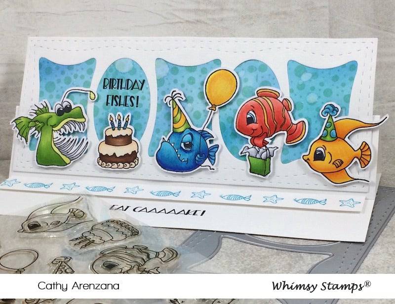 Slimline Pillows Die - Whimsy Stamps