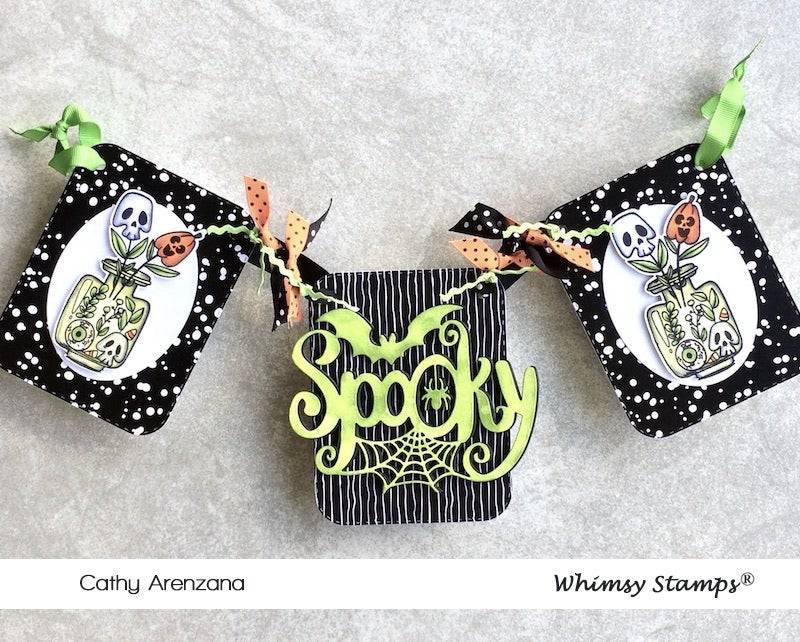 Spooky Large Word Die - Whimsy Stamps