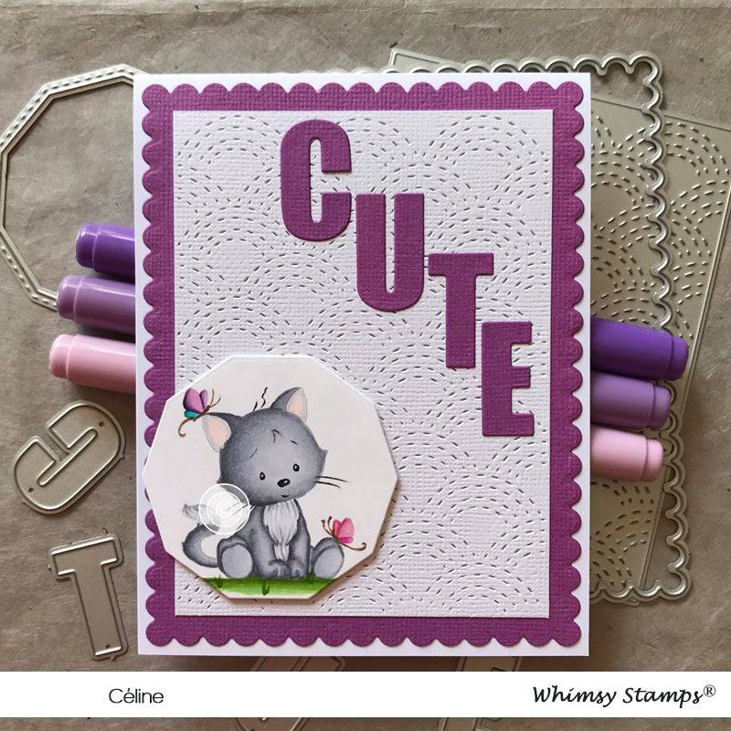 Sweet Kitties - Digital Stamp - Whimsy Stamps