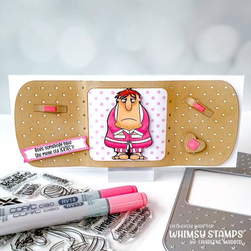 **NEW Slimline Big BooBoo Die Set - Whimsy Stamps