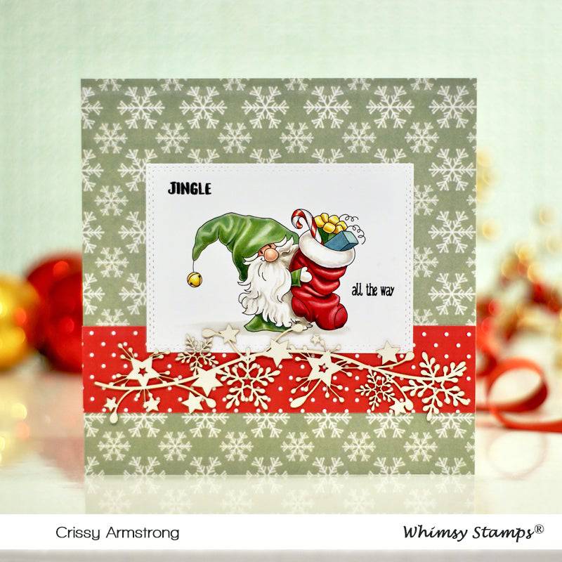 Gnome for the Holidays Clear Stamps - Whimsy Stamps