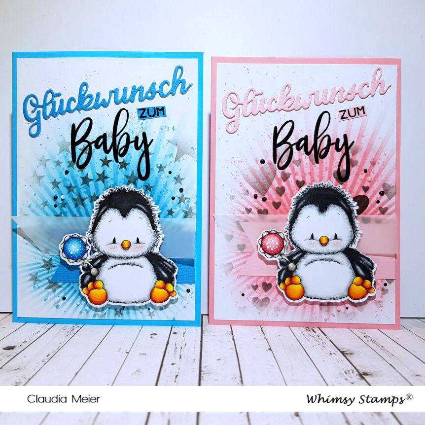 Penguin Baby - Digital Stamp - Whimsy Stamps