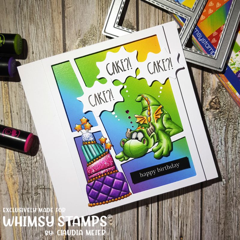 Playful Dragon - Digital Stamp - Whimsy Stamps