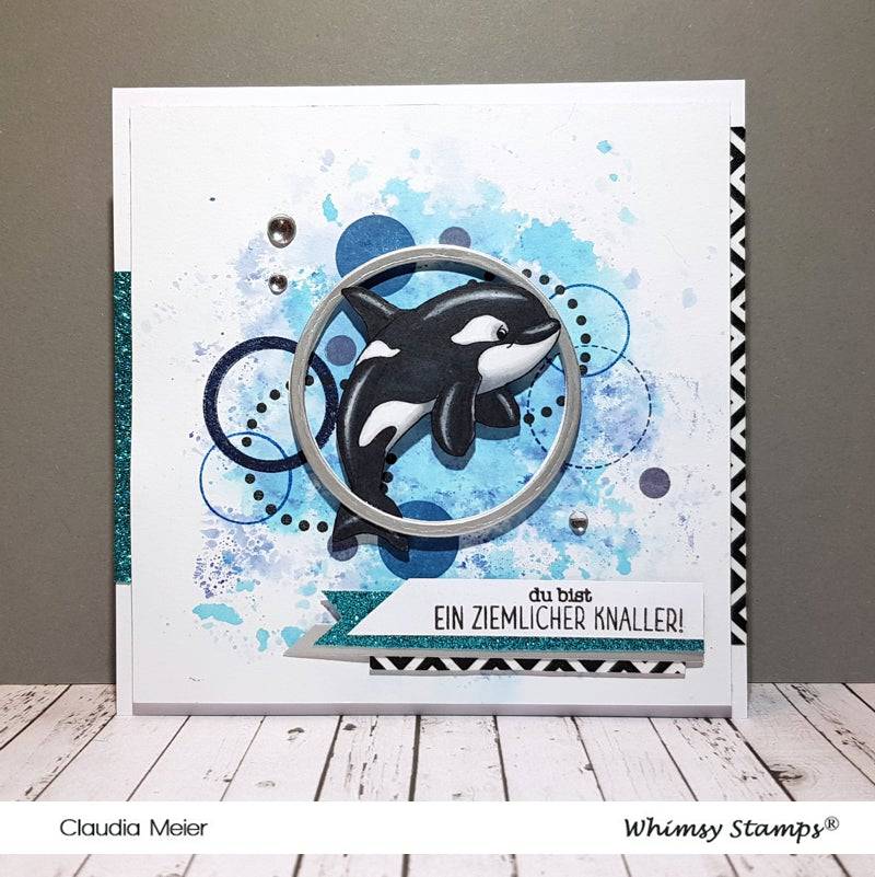 Whale of a Time - Digital Stamp - Whimsy Stamps