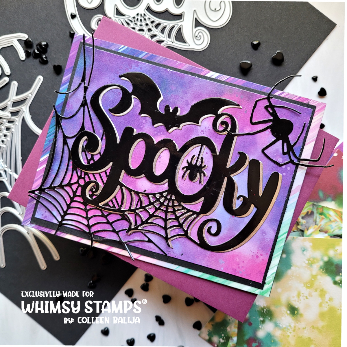 Spooky Large Word Die - Whimsy Stamps