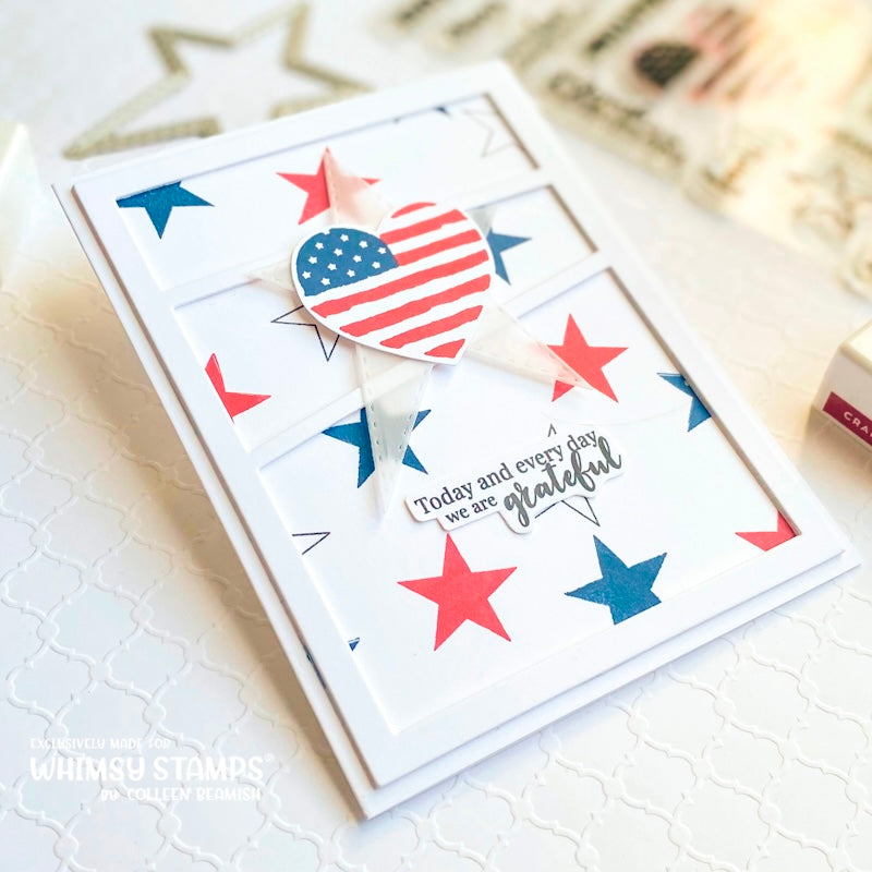 Military Family Clear Stamps - Whimsy Stamps