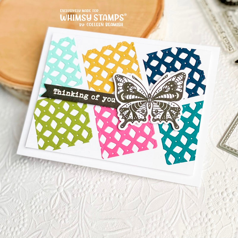 Lattice A2 Die - Whimsy Stamps