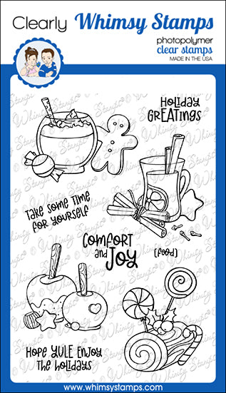 **NEW Comfort and Joy Clear Stamps - Whimsy Stamps