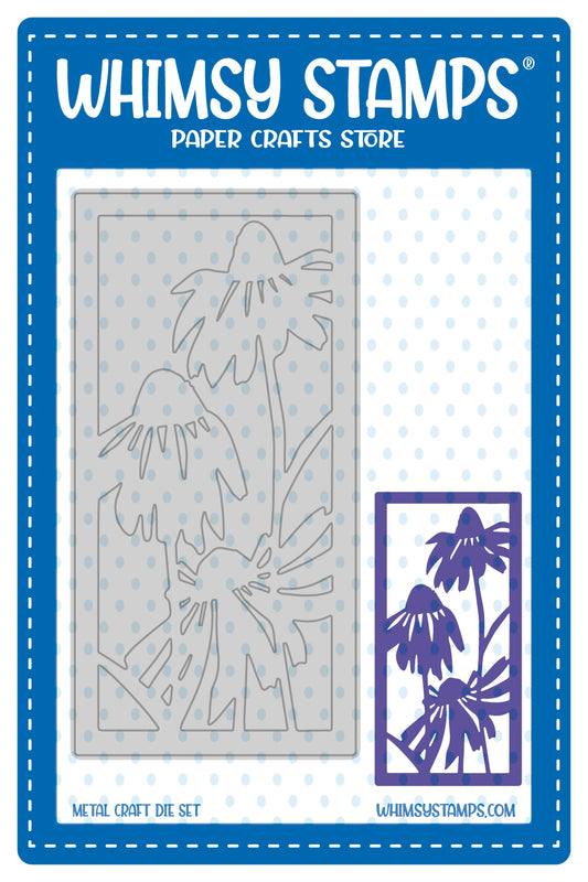 **NEW Coneflower Frame Die - Whimsy Stamps