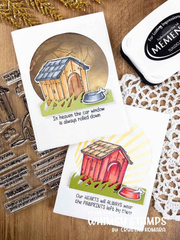 Furever in Our Hearts Clear Stamps - Whimsy Stamps