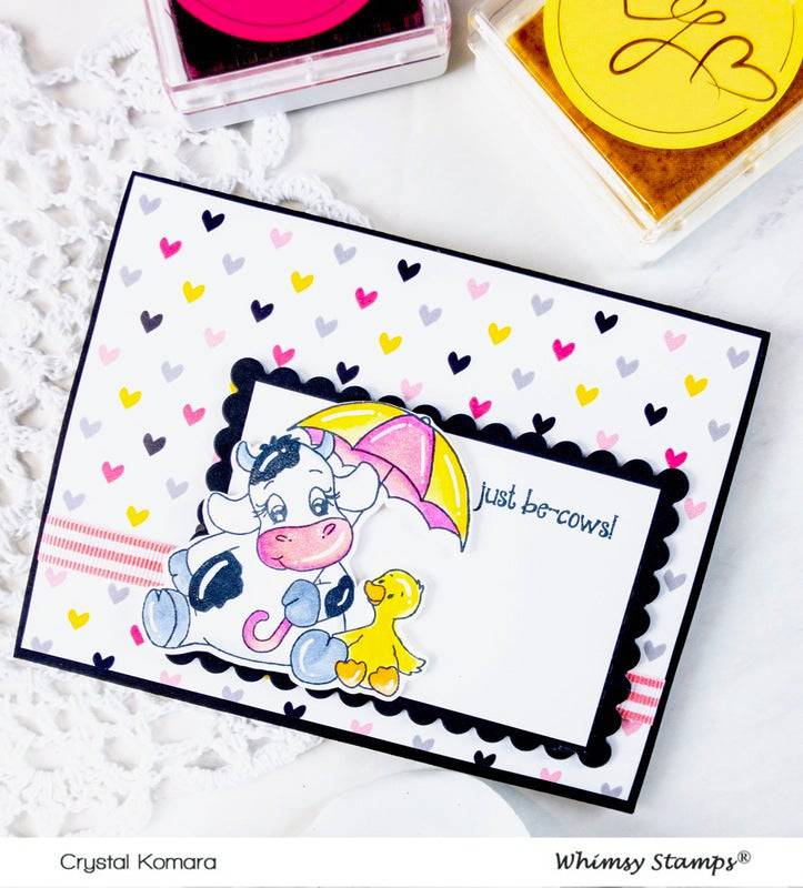 Cow Friends Clear Stamps - Whimsy Stamps