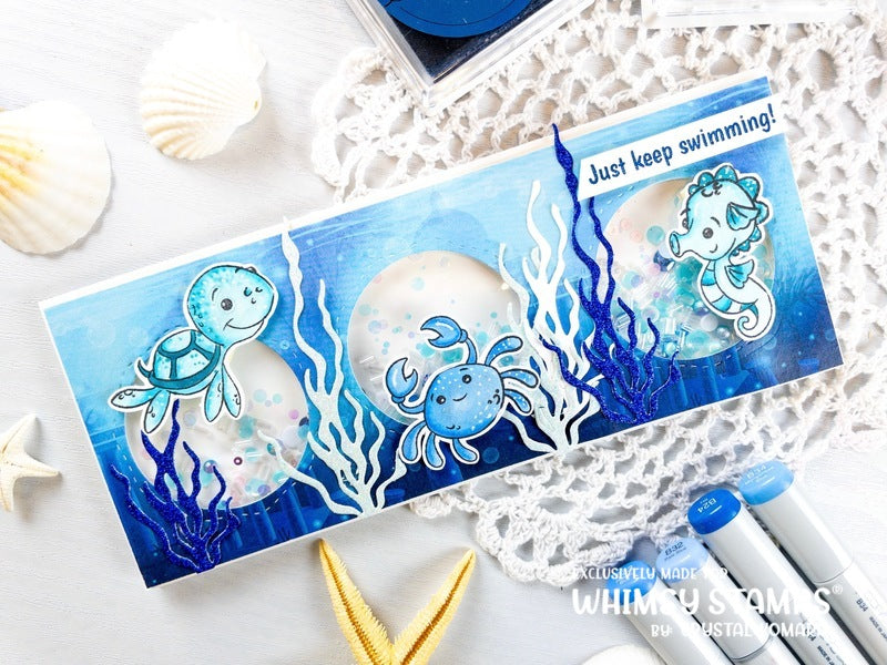 Build-an-Ocean Die Set - Whimsy Stamps