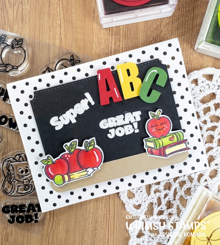 Bold ABC Die Set - Whimsy Stamps