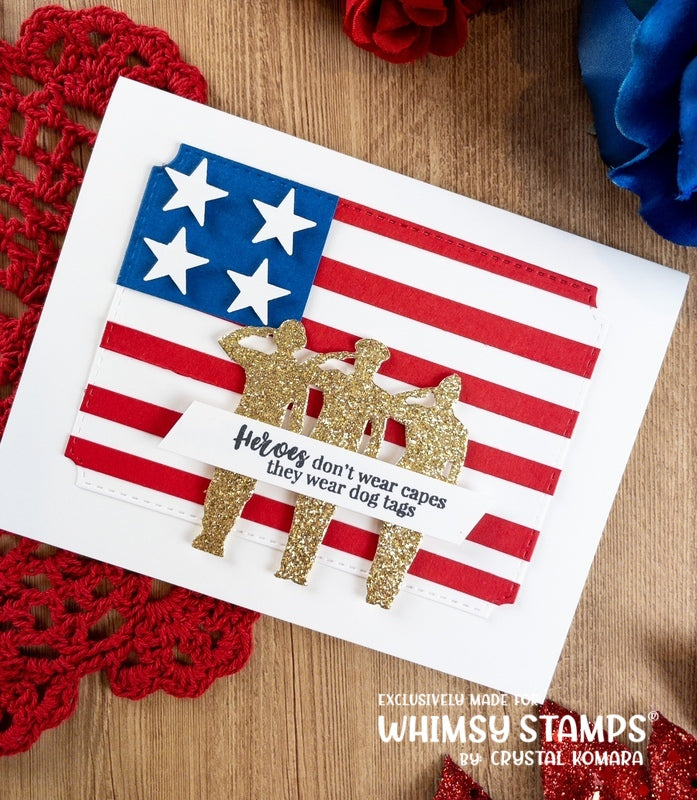 Military Die Set - Whimsy Stamps