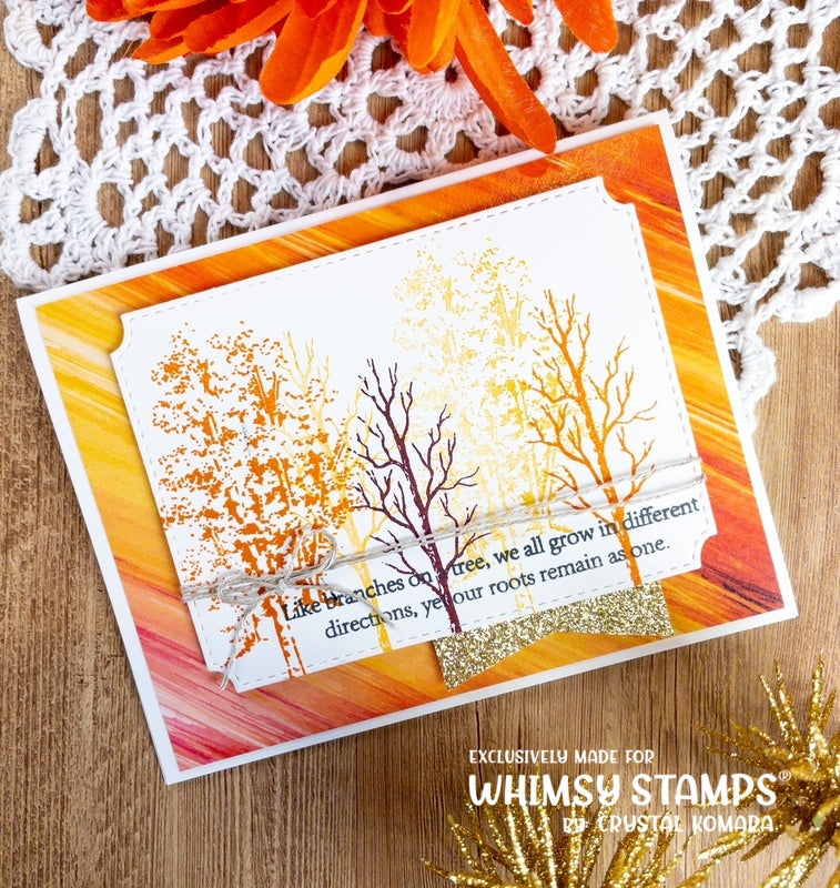 Seasonal Trees Clear Stamps - Whimsy Stamps