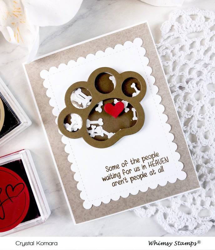 Puppy Paws Die Set - Whimsy Stamps