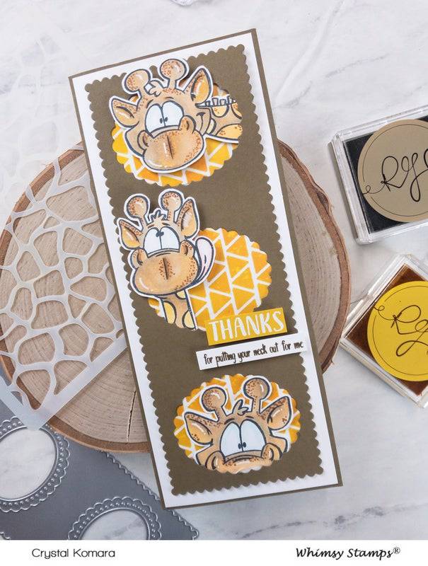 Slimline Scallop Die - Whimsy Stamps