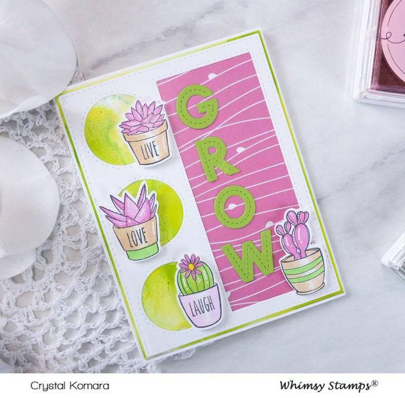 Sweet Succulents Clear Stamps - Whimsy Stamps