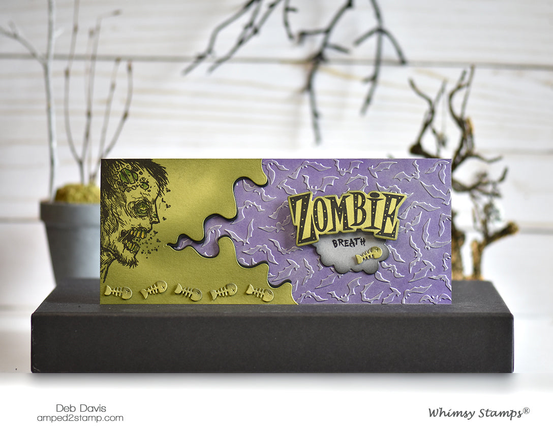 Zombie Party Clear Stamps - Whimsy Stamps