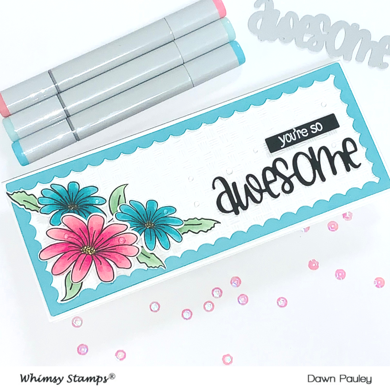 **NEW Awesome Large Word Die - Whimsy Stamps