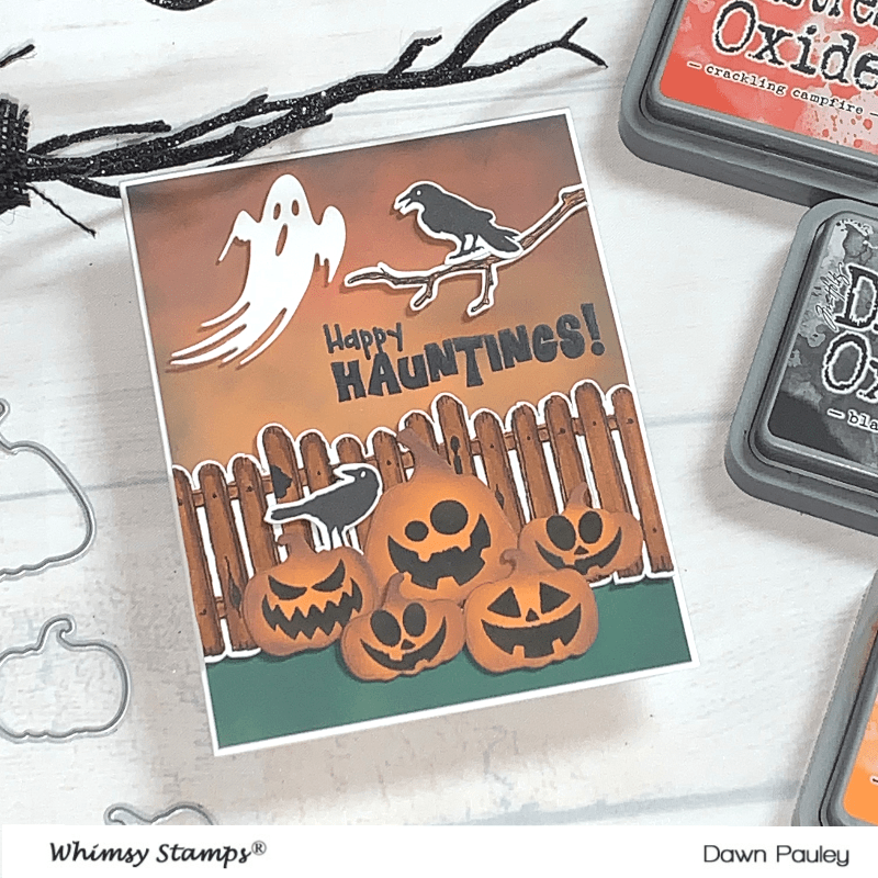 Build-a-Pumpkin Patch Die Set - Whimsy Stamps