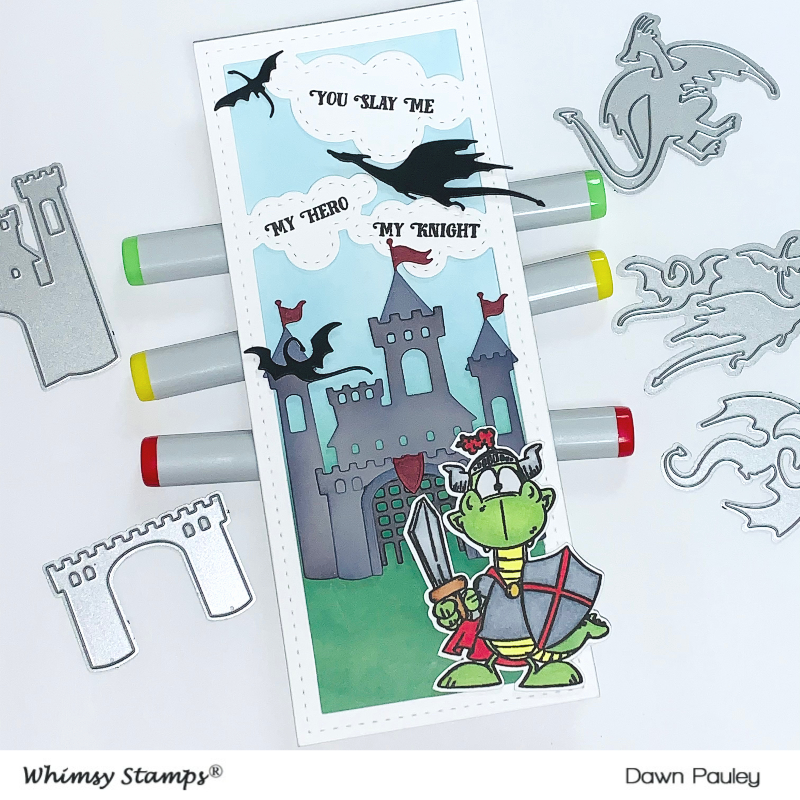 **NEW Build-a-Castle Die Set - Whimsy Stamps