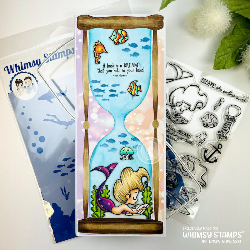 Slimline Hourglass Die Set - Whimsy Stamps