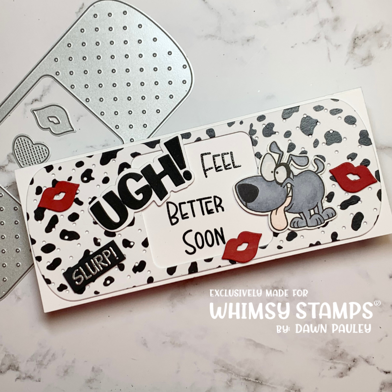 **NEW Slimline Big BooBoo Die Set - Whimsy Stamps