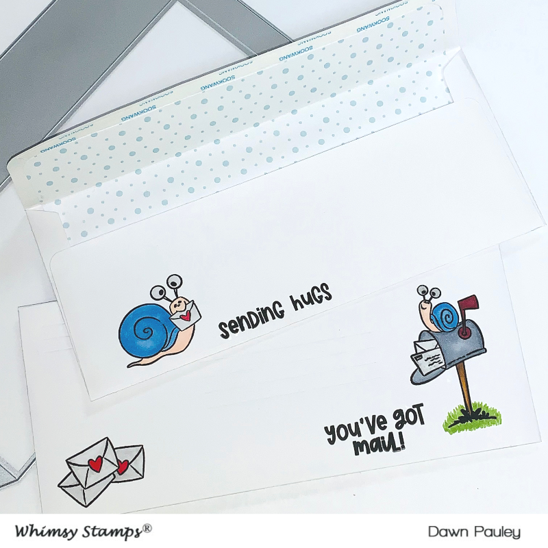 **NEW Slimline Envelope Builder Die Set - Whimsy Stamps