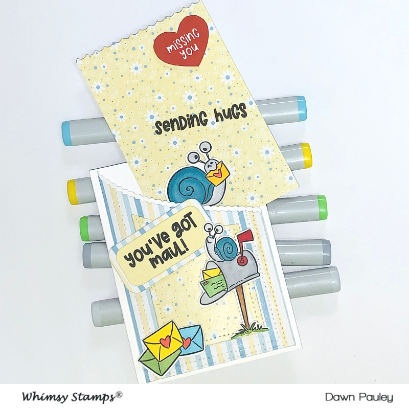 **NEW Snail Mail Clear Stamps - Whimsy Stamps