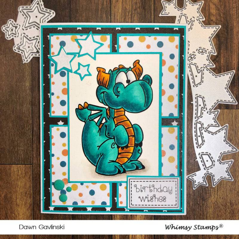 Dragon Begging - Digital Stamp - Whimsy Stamps