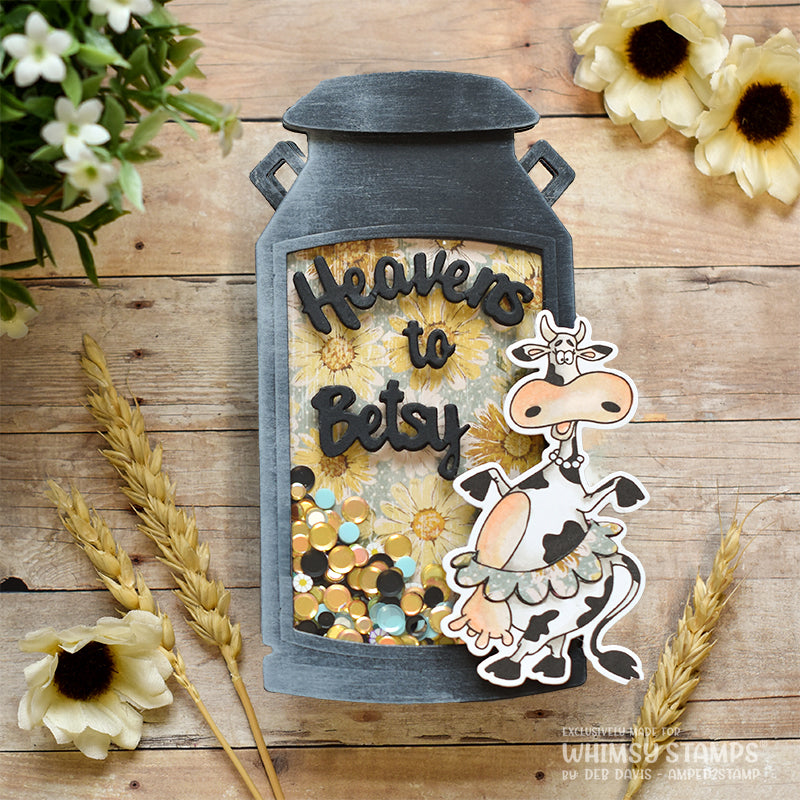 **NEW Milk Can Die Set - Whimsy Stamps