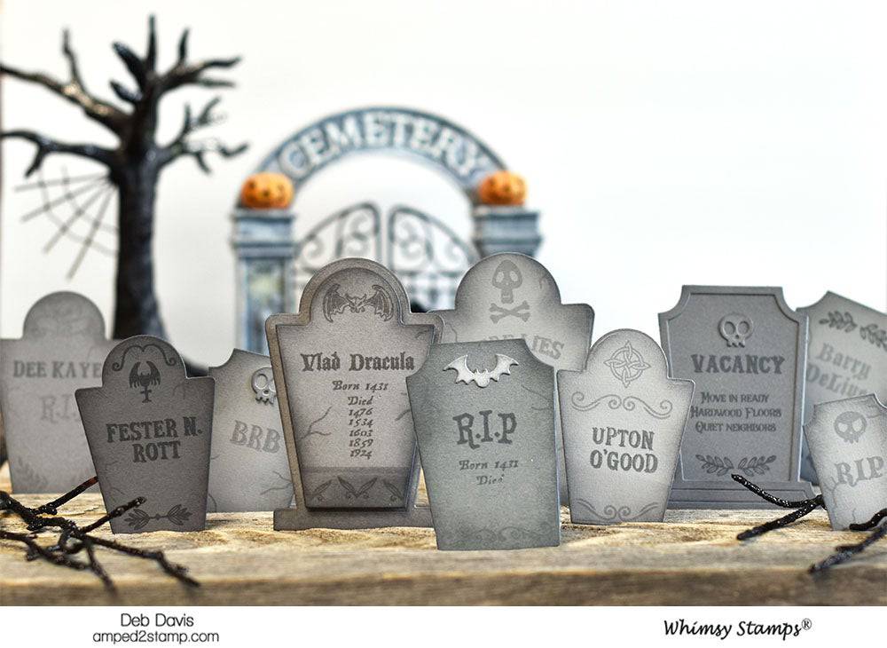 Build-a-Graveyard Die Set - Whimsy Stamps