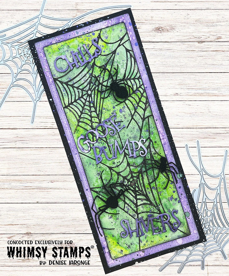 Spiders and Webs Die Set - Whimsy Stamps