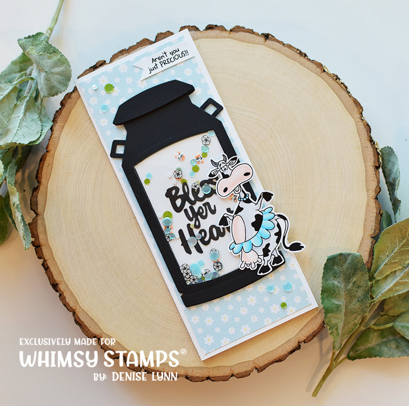 **NEW Milk Can Die Set - Whimsy Stamps