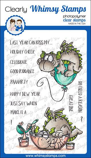 Dragon New Year Clear Stamps - Whimsy Stamps